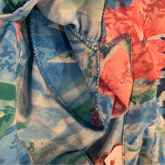 Vintage ALIA Hawaiian Flower Shirt - Picture 7 of 8